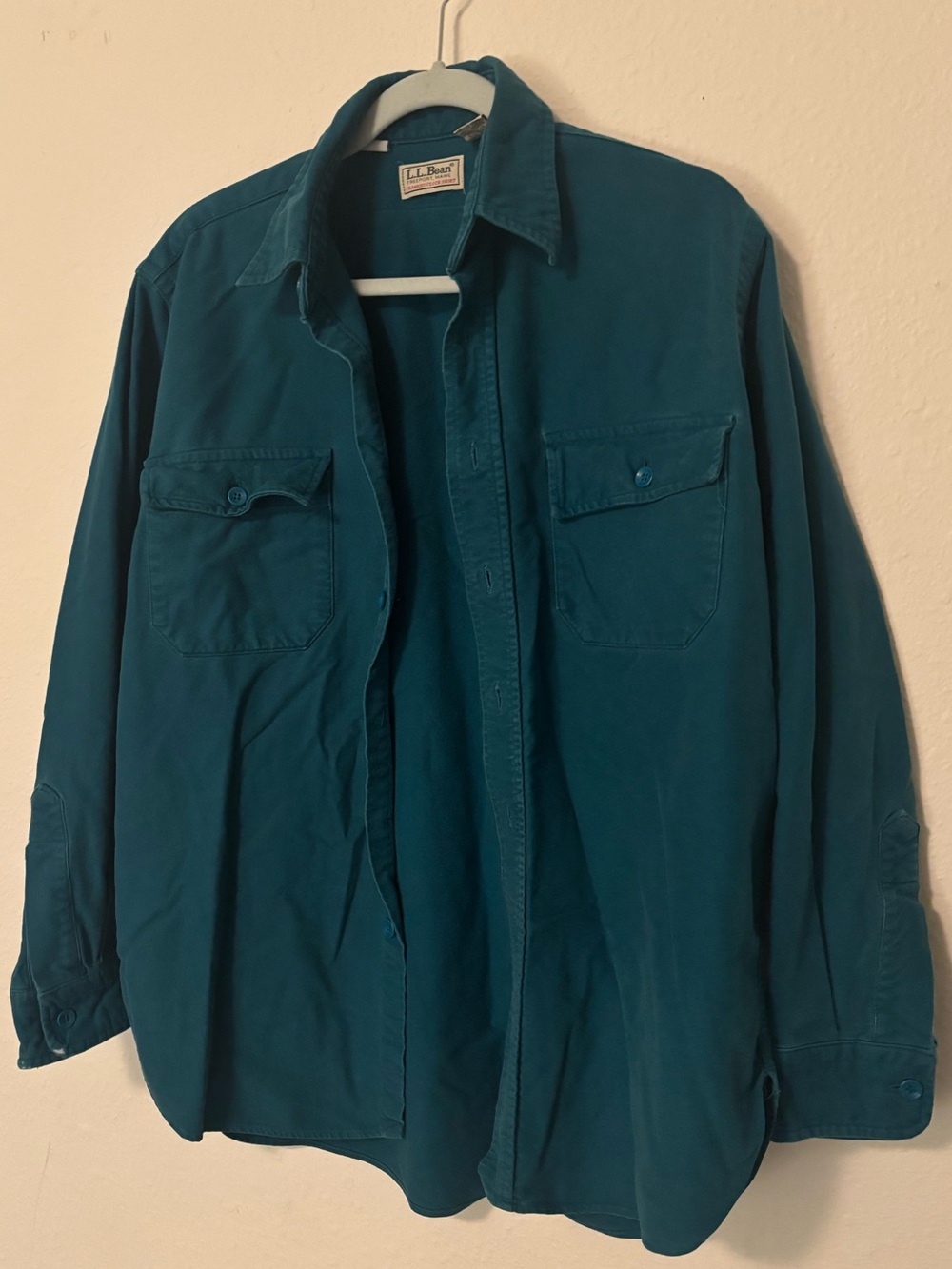 L.L. Bean Men’s Deep Teal Utility Shirt Jacket